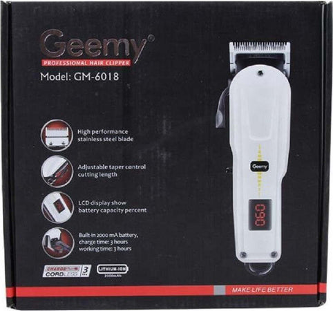 Taglia Capelli Professionale Senza Fili Lunga Durata A Batteria Pettini Gm-6018 Salute e cura della persona/Rasatura epilazione e rimozione peli/Regolabarba tagliacapelli e rasoi per il corpo/Tagliacapelli Trade Shop italia - Napoli, Commerciovirtuoso.it