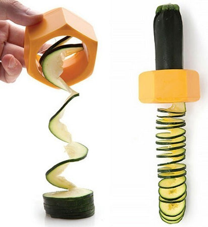 Taglia-Zucchine-E-Ortaggi-A-Spirale-A-Forma-Di-Dado-Tempera-Verdure