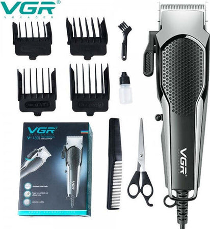 Tagliacapelli-Regola-Barba-Rasoio-Con-Filo-Elettrico-Professionale-Trimmer-V-130