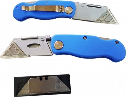 Taglierino-Professionale-Cutter-Con-Tappo-E-Lame-Acciaio-Ricariche-Per-Elettronica-Bricolage-Modellismo