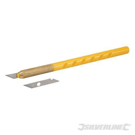 Taglierino Bisturi Silverline + 25 lame Professionale e contenitore incluso Silverline