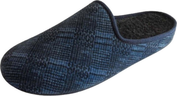 TanahLot-pantofole-ciabatte-uomo-in-tessuto-morbido-blu-stampa-scozzese