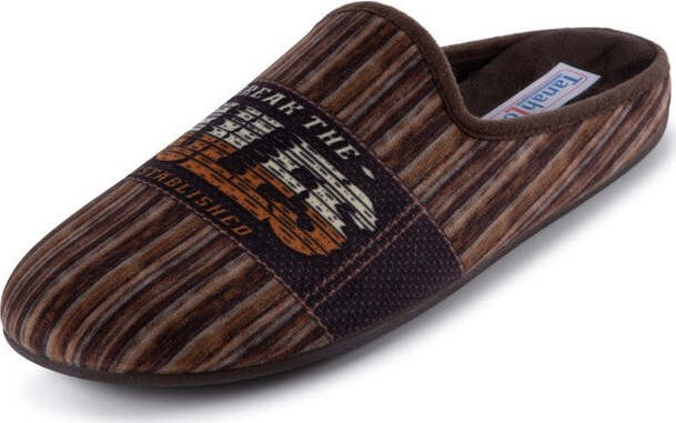 TanahLot-pantofole-ciabatte-uomo-stampa-Break-the-Rules-in-tessuto-morbido