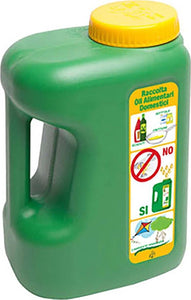 Tanica per recupero olio alimentare in plastica con manico e tappo Sport e tempo libero/Attività ricreative all'aperto/Camping e outdoor/Borracce e sistemi di idratazione/Contenitori d'acqua La Zappa - Altamura, Commerciovirtuoso.it