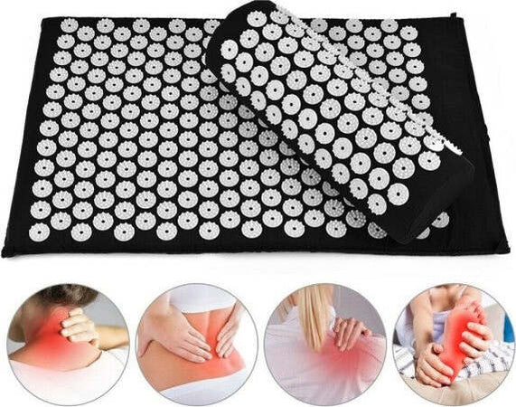 Tappetino-Agopressione-Agopuntura-Tappeto-Chiodato-Fitness-Yoga-60-X-40-Cm