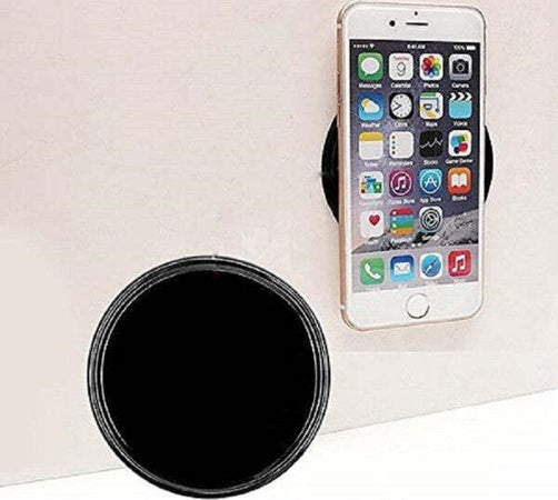 Tappetino-Antiscivolo-In-Silicone-Tondo-Auto-Base-Adesivo-Cruscotto-Poggia-Smartphone