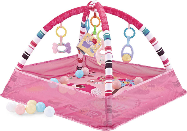 Tappetino Kikkaboo con 18 palline Pink Bird Giochi e giocattoli/Puzzle/Tappetini puzzle La Casa Del Bebè - Napoli, Commerciovirtuoso.it
