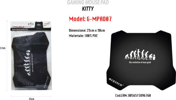 Tappetino-Mouse-Pad-Antiscivolo-Gaming-Evoluzione-Scimmia-Uomo-Pc-Maxtech-G-mpad07