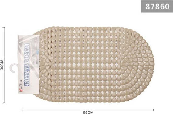 Tappeto-Antiscivolo-Ovale-Diamante-Cachi-Per-Vasca-Bagno-Doccia-36-X-66-Cm-87860