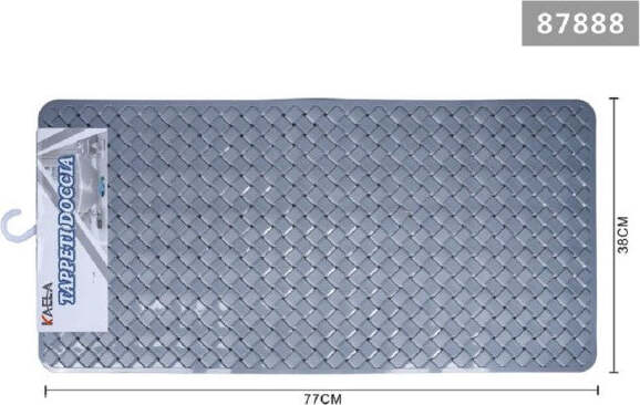 Tappeto-Antiscivolo-Rettangolo-Intrecciato-Grigio-Per-Bagno-Doccia-38x77cm-87888