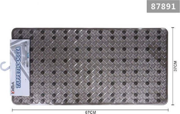 Tappeto-Antiscivolo-Rettangolo-Per-Bagno-Doccia-Intrecciato-Grigio-37x67cm-87891