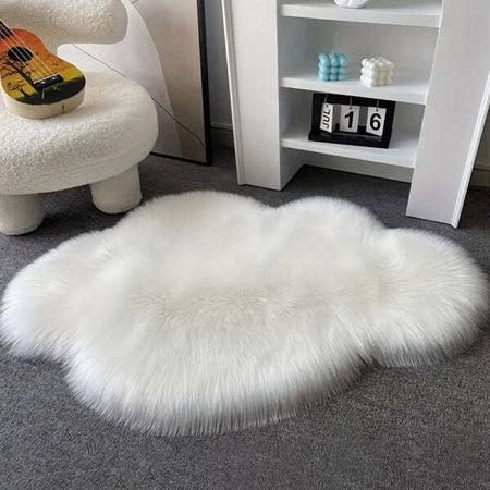 Tappeto-Cute-Nuvola-Pelliccia-Fluffy-Vari-Colori-Living-Stanza-Da-Letto-83x113cm