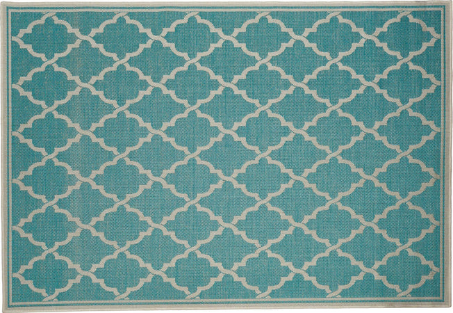 Tappeto Da Esterno per Balcone Giardino Terrazzo Salotto Resistente a Pioggia Sole Raggi Uv Antimacchia Antimuffa Retro Antiscivolo Greche Turchese Casa e cucina/Decorazioni per interni/Tappeti materassini e protezioni/Tappeti Smartdecohome - Sesto San Giovanni, Commerciovirtuoso.it