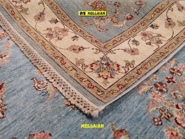 Tappeto-Extra-Fine-Soltanabad-Gold---Eleganza-E-Raffinatezza-193x125-Cm-Azzurro-Beige-Chiaro