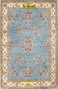 Tappeto-Extra-Fine-Soltanabad-Gold---Eleganza-E-Raffinatezza-193x125-Cm-Azzurro-Beige-Chiaro
