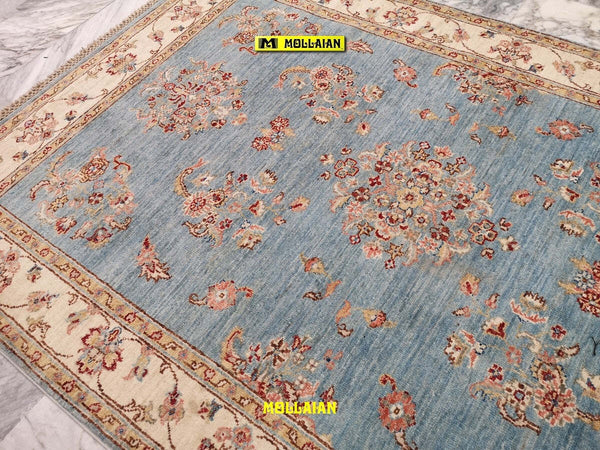 Tappeto-Extra-Fine-Soltanabad-Gold---Eleganza-E-Raffinatezza-193x125-Cm-Azzurro-Beige-Chiaro