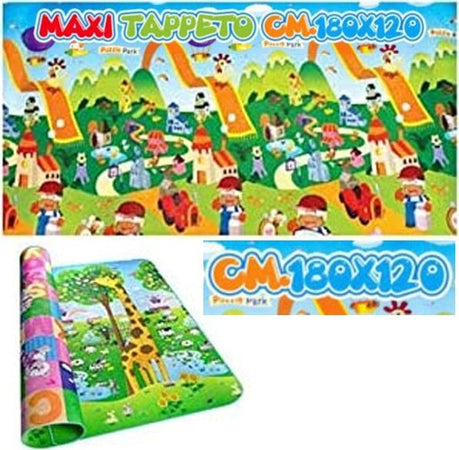 Tappeto-Gioco-Bambini-Double-Face-Misure-Maxi-Tappetone-Schiuma-Xeva-120x180cm