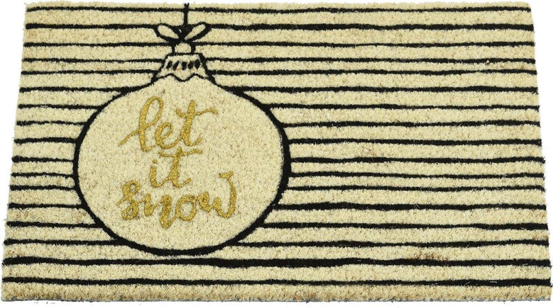 Tappeto in fibra di cocco con decorazione natalizia da 60 cm Casa e cucina/Tessili per la casa/Tappeti e tappetini/Tappeti Runner MagiediNatale.it - Altamura, Commerciovirtuoso.it