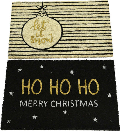 Tappeto in fibra di cocco con decorazione natalizia da 60 cm Casa e cucina/Tessili per la casa/Tappeti e tappetini/Tappeti Runner MagiediNatale.it - Altamura, Commerciovirtuoso.it