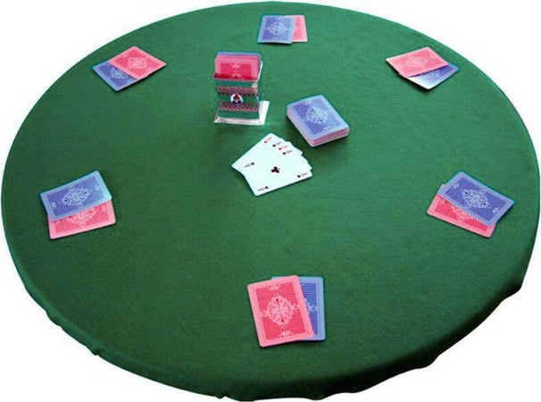 Tappeto-In-Tessuto-Feltro-Verde-Da-Tavolo-Per-Gioco-Poker-Casinò-Diametro-180-Cm