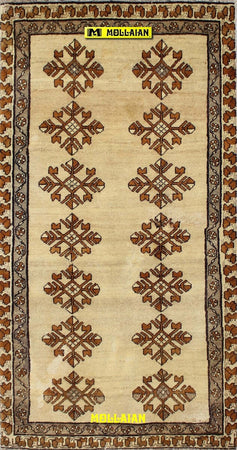 Tappeto Originale Gabbeh Kashkuli D'epoca 180x98cm Beige Sabbia Disegni Geometrici Colori Vegetali Tappeto Geometrico Persiano Originale Casa e cucina/Tessili per la casa/Tappeti e tappetini/Tappeti Mollaian Tappeti - Lecce, Commerciovirtuoso.it