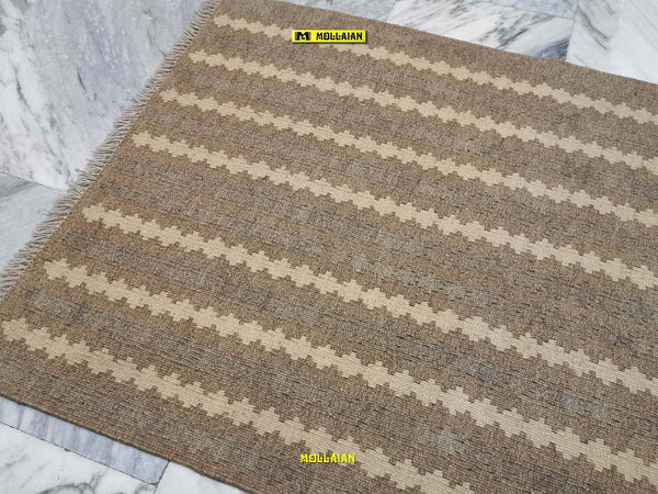 Tappeto Scendiletto Kilim Kashkai Tabiì 96x63cm Persiano Beige E Tortora Disegno Moderno, Double Face Lavorato A Mano Pezzo Unico Casa e cucina/Tessili per la casa/Tappeti e tappetini/Scendiletto Mollaian Tappeti - Lecce, Commerciovirtuoso.it
