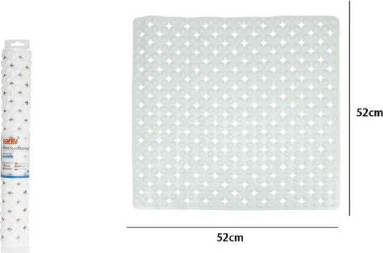 Tappeto-Tappetino-Bianco-Antiscivolo-Per-Vasca-Da-Bagno-Doccia-52-X-52-Cm-79756