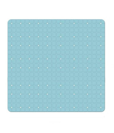 Tappeto Tappetino Pvc Azzurro Antiscivolo Per Vasca Bagno Doccia 52x52 Cm 79766