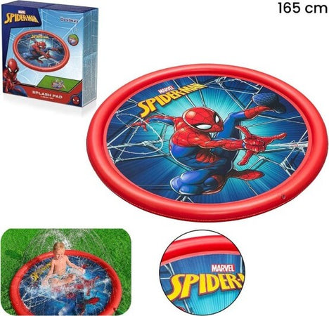 Tappeto-Tappettino-Spruzzi-Piscina-Gonfiabile-Con-Fontana-Spider-man-165cm-98792