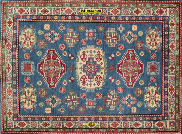 Tappeto-Uzbek-Kazak-Gold---Nuovo-212x153-Tappeto-Geometrico-Orientale-Originale