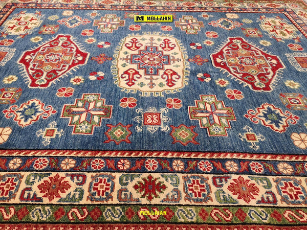 Tappeto-Uzbek-Kazak-Gold---Nuovo-212x153-Tappeto-Geometrico-Orientale-Originale