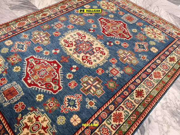 Tappeto-Uzbek-Kazak-Gold---Nuovo-212x153-Tappeto-Geometrico-Orientale-Originale