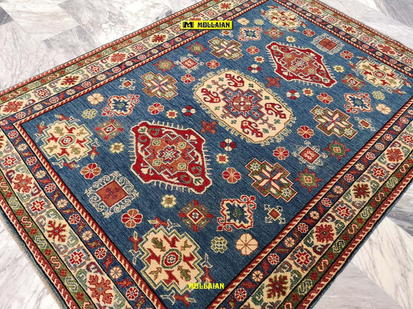 Tappeto-Uzbek-Kazak-Gold---Nuovo-212x153-Tappeto-Geometrico-Orientale-Originale