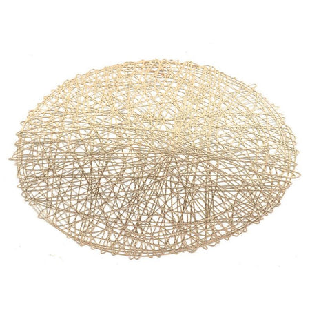 Sottopiatto natalizio in PVC per tavola di Natale e festività da Ø 38 cm