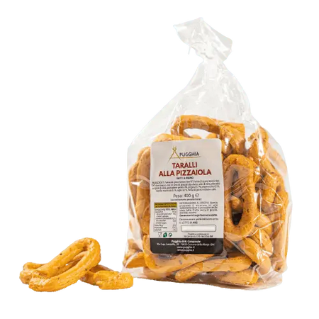Taralli Pugliesi alla Pizzaiola da 400g. - Pugghia
