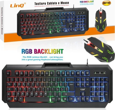 Tastiera-Cablata-+-Mouse-Usb-Con-Filo-Retroilluminata-Rgb-Luce-Gaming-Pc-Mk7183