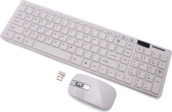 Tastiera-E-Mouse-Wireless---Mini-320x141x25mm-Dimensione---2.4g---10-Metri
