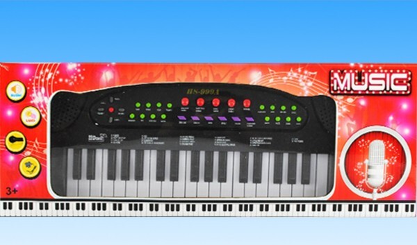 Tastiera-Elettronica-Giocattolo-Con-Microfono-22-Tasti-Con-8-Melodie-8-Strumenti