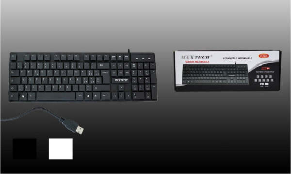 Tastiera-Multimediale-Ultrasottile-Impermeabile-Usb-2.0-Windows-Maxtech-Ek-520m