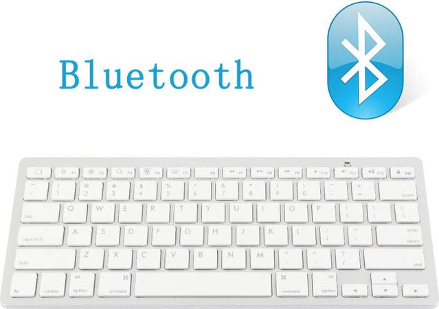 TASTIERA QWERTY BLUETOOTH WIRELESS PER TABLET SMARTPHONE SMART TV PC BIANCA SLIM Elettronica/Informatica/Accessori/Accessori per Tablet PC/Tastiere Trade Shop italia - Napoli, Commerciovirtuoso.it