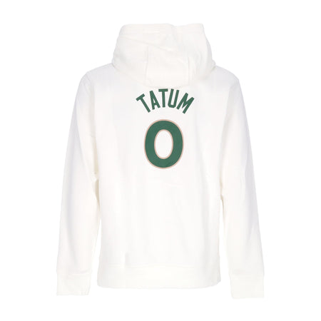 NIKE NBA Felpa Cappuccio Uomo Nba City Edition Club Hoodie No 0 Jayson Tatum Boscel Sail/tatum Jayson da uomo