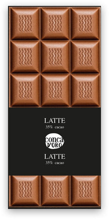 Tavoletta di Cioccolato al Latte 100gr. Artigianale Tavoletta Cioccolato Cacao 35% Alimentari e cura della casa/Snack dolci e salati/Cioccolata/Barrette/Tavolette Conca d’Oro - Campiglia Marittima, Commerciovirtuoso.it