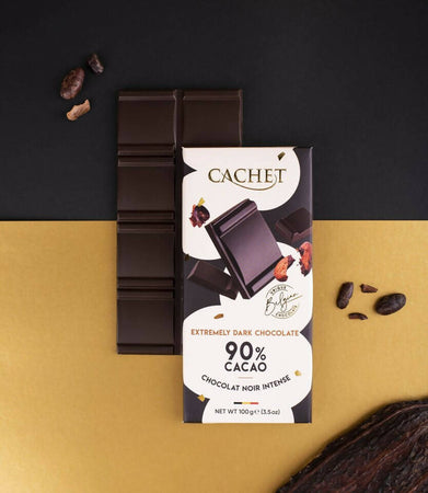 Tavolette di cioccolato belga super fondente 90% 100g da tienen in belgium