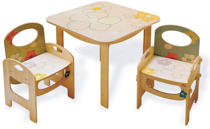 Tavolino in Legno per Bambini - Fiori Mobili Cameretta