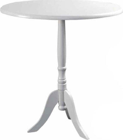 Tavolino-Tondo-40x40-H-63cm-In-Legno-Bianco-Arredamento-Casa-Design-Moderno
