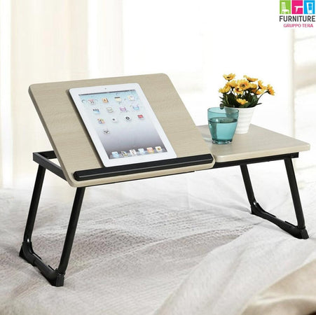 Tavolino-Vassoio-da-Letto-Divano-per-Notebook-PC-Laptop-Pieghevole-Leggio-65x30