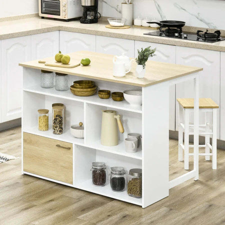 Tavolo-da-Bar-Moderno-in-MDF-per-2-Persone-con-4-Ripiani-Aperti-e-Armadietto,-116x79.5x91-cm-MN4835-953V00WTMN4