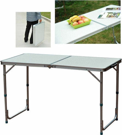 Tavolo-Da-Campeggio-E-Picnic-In-Alluminio-Pieghevole-Richiudibile