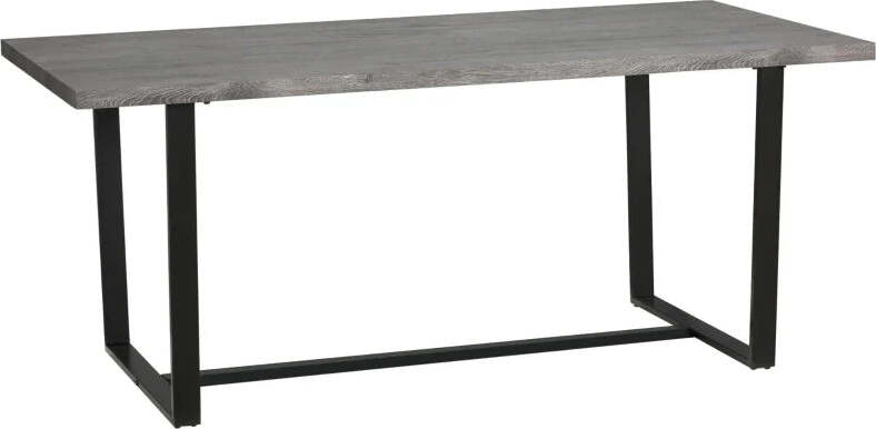 Tavolo-da-Pranzo-Rettangolare-Stile-Industriale-per-8-Persone,-180x90x75cm,-Grigio-e-Nero-WR3835-841V00GYWR3
