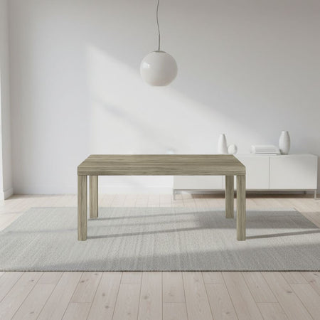 Tavolo Imab Piana T07 in larice grigio con 2 allunghe 160x90x74.6 H cm.